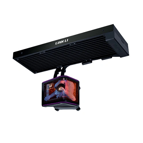Lian Li Hydroshift II OLED Curved 360 Fanless CPU Liquid Cooler With 6.67 inch LCD Display